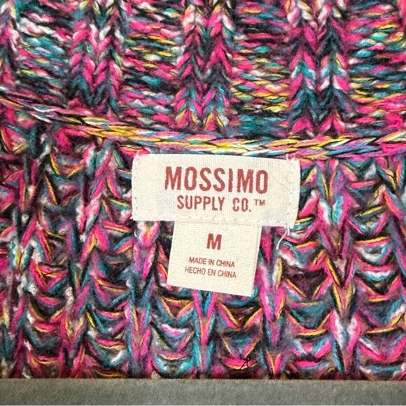 Mossimo Supply Co. Multicolor Chunky Knit Cardigan. Size Medium. Excellent cond! - Picture 4 of 6